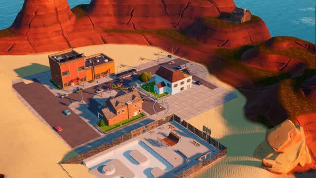desert zone wars — Fortnite Creative map cover art