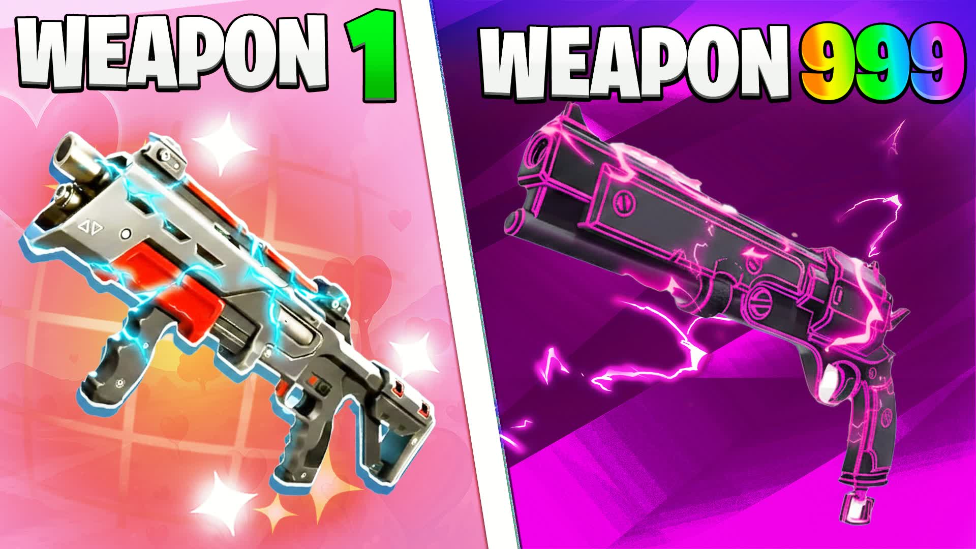 ❤️Valentine’s Gun Game 💔🔫 — Fortnite Creative map
