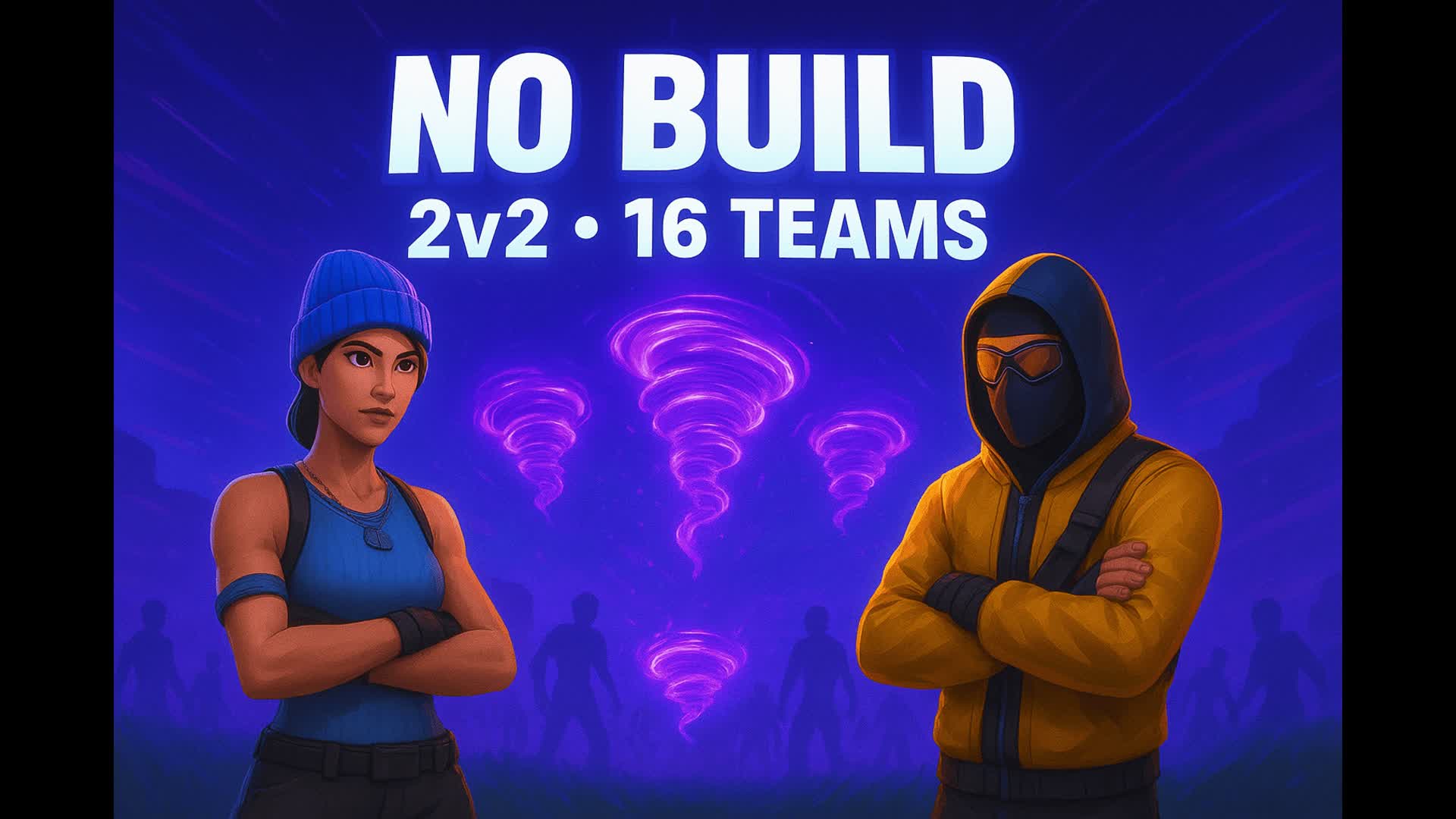 Duo No Build Zone Wars — Fortnite Creative map