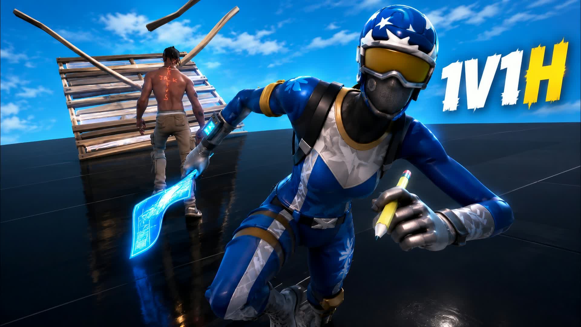 1V1 H — Fortnite Creative map