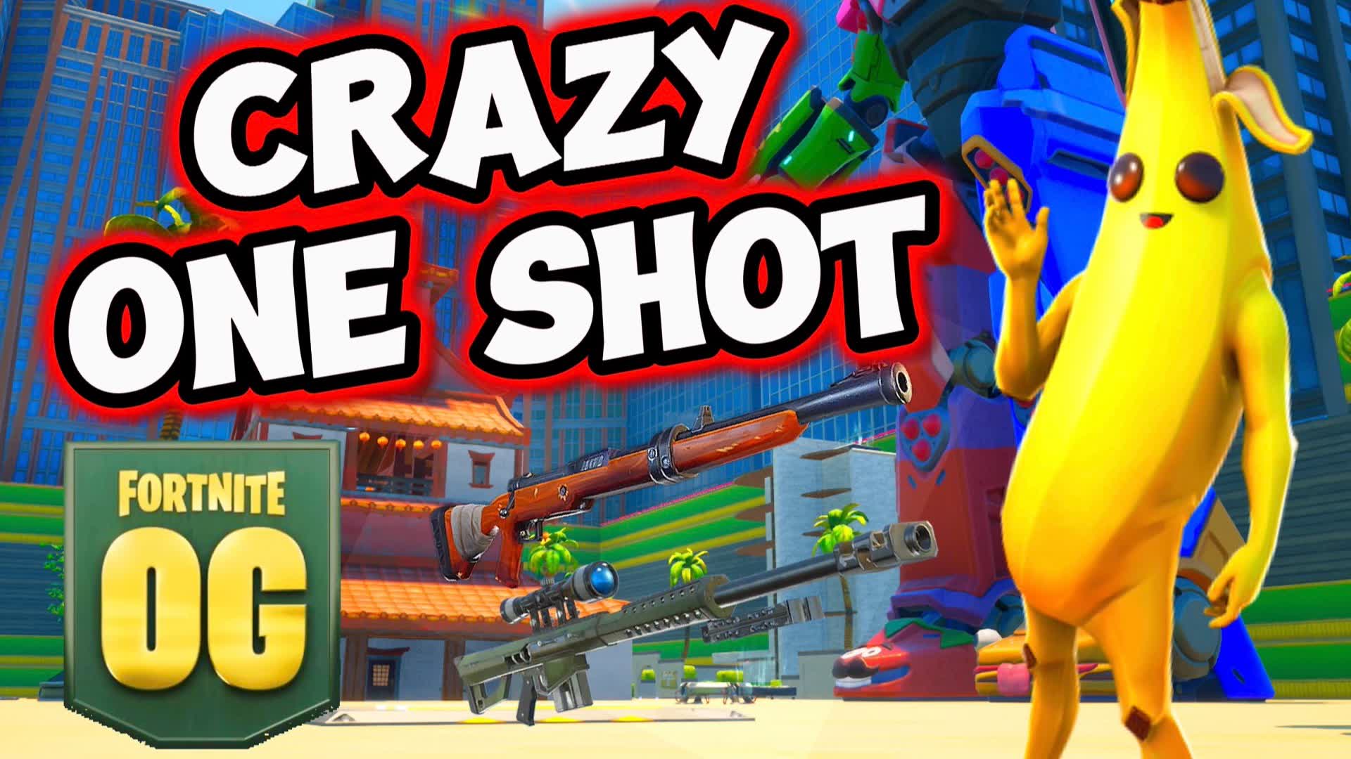 Crazy One Shot ⭐️ — Fortnite Creative map