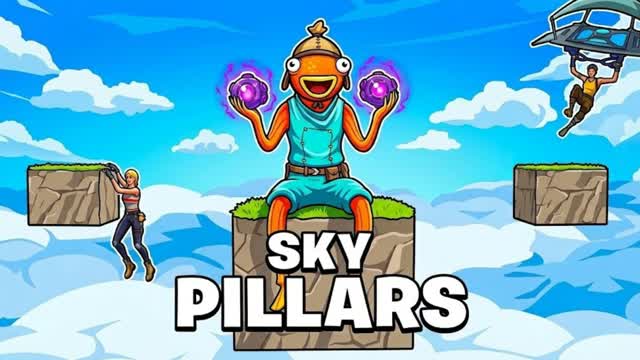 🌈SkyBox Pillars🌈 — Fortnite Creative map cover art
