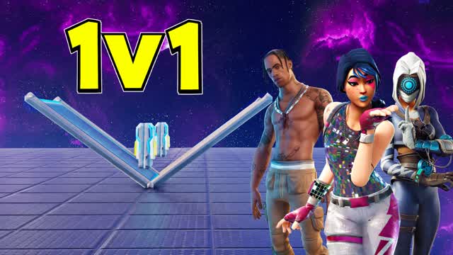 1V1 SUPER سوبر — Fortnite Creative map