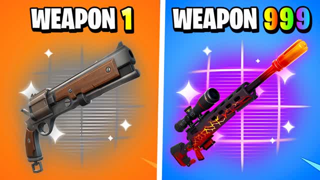 TMNT GUN GAME ONE SHOT🎯 — Fortnite Creative map cover art