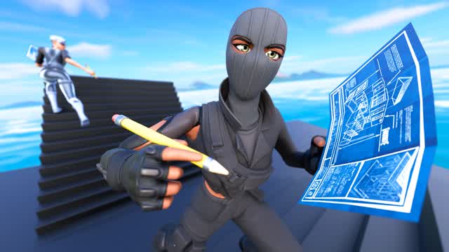 1v1 Build Fight [No Names] — Fortnite Creative map
