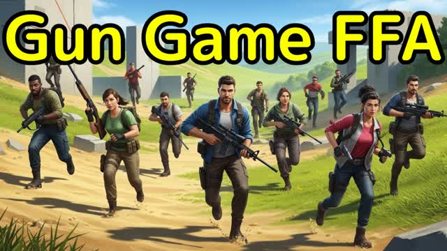 Gun Game FFA — Fortnite Creative map cover art