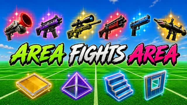 area FIGHTS area — Fortnite Creative map cover art