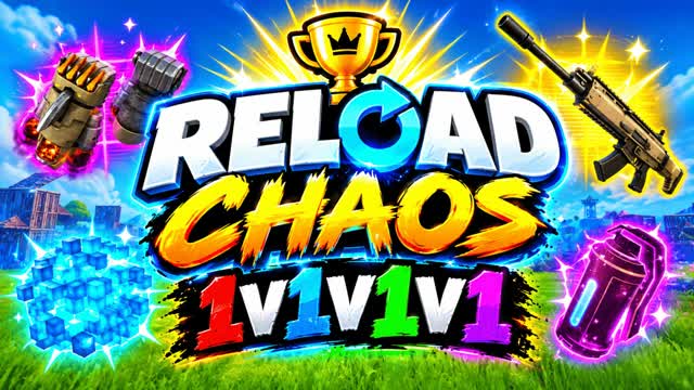 🏆 Reload Chaos: 1v1v1v1 — Fortnite Creative map