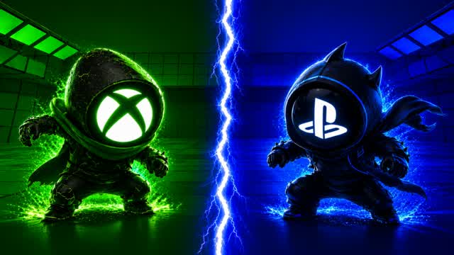 REAL PS vs X BOX — Fortnite Creative map