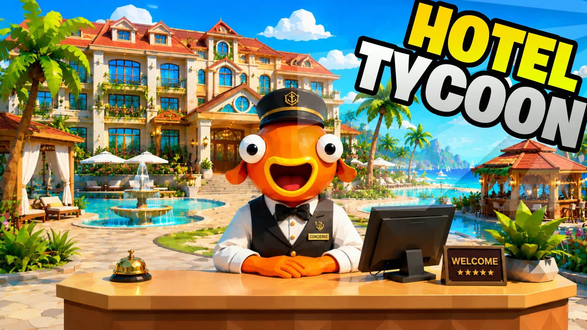 🏨 LUXURY HOTEL TYCOON ⭐ — Fortnite Creative map