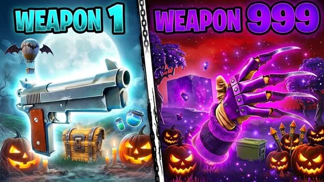 GUN GAME HALLOWEN — Fortnite Creative map
