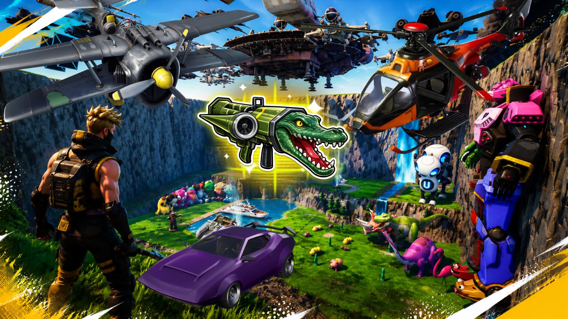 Nova City – cars, ramps, and much more — Fortnite Creative map