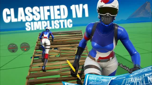 Classified 1v1 Simplistic Map — Fortnite Creative map
