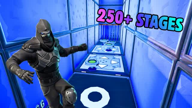⭐ EASY Obby 250+ Stages ⭐ — Fortnite Creative map