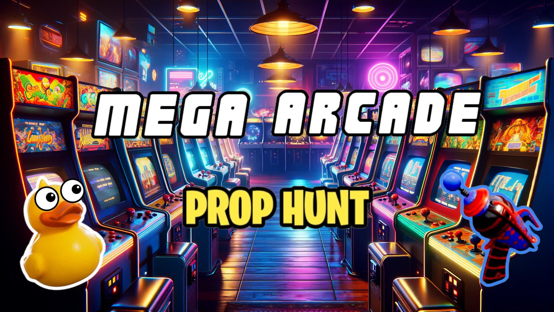 MEGA ARCADE PROP HUNT 🕹️ — Fortnite Creative map