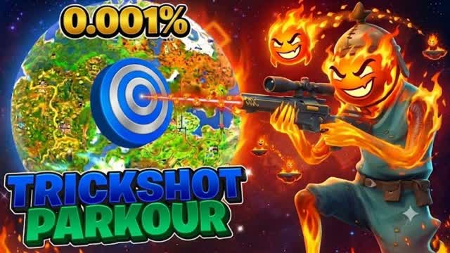 MEGA FISH TRICKSHOT UNC — Fortnite Creative map cover art