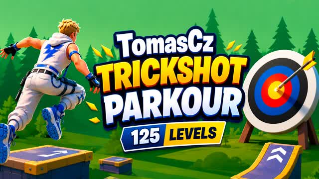 TomasCz Trickshot Parkour – 125 Levels — Fortnite Creative map