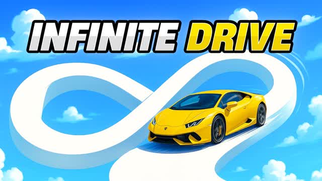INFINITE DRIVE 🌄 FIGURE 8 — Fortnite Creative map cover art
