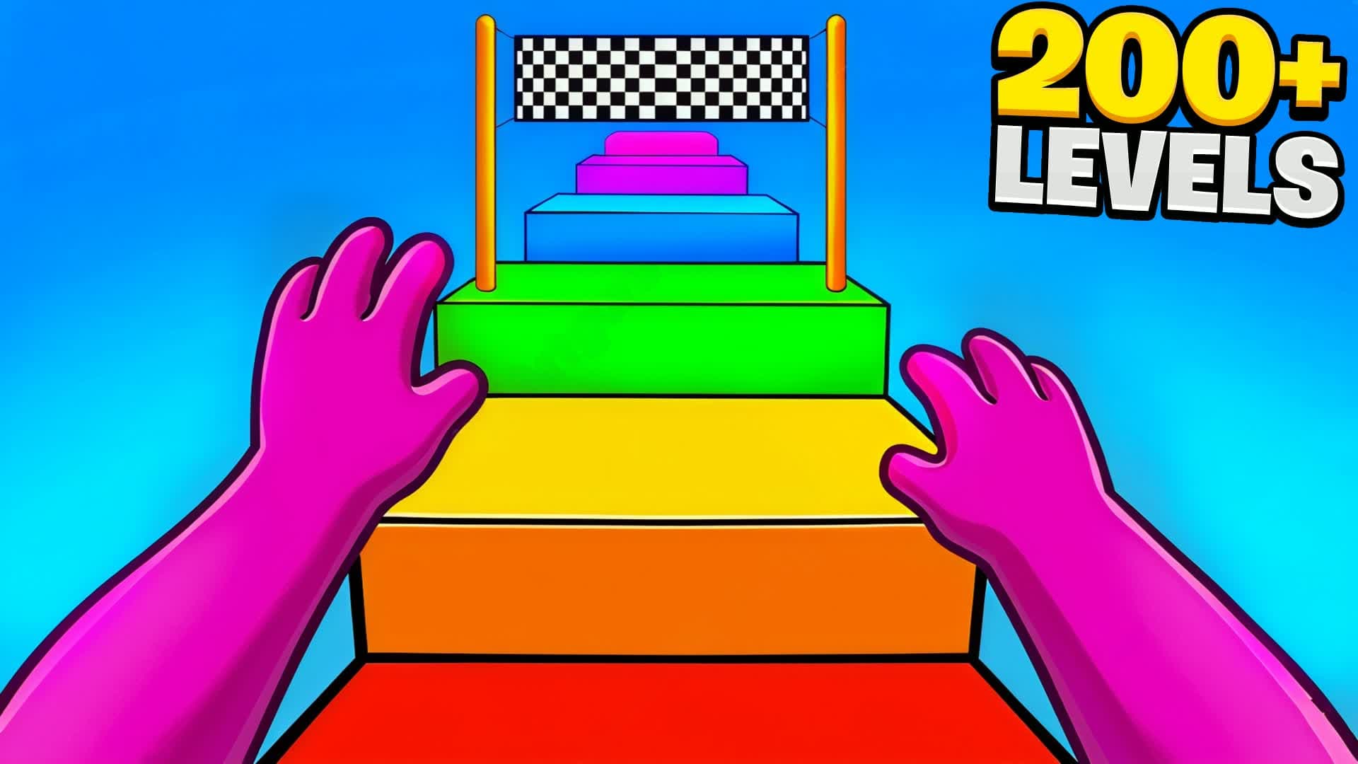 OBBY PARKOUR 200+ FALL GUYS — Fortnite Creative map