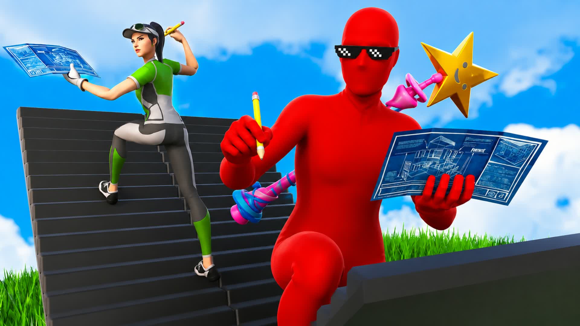 JASS 1v1 — Fortnite Creative map
