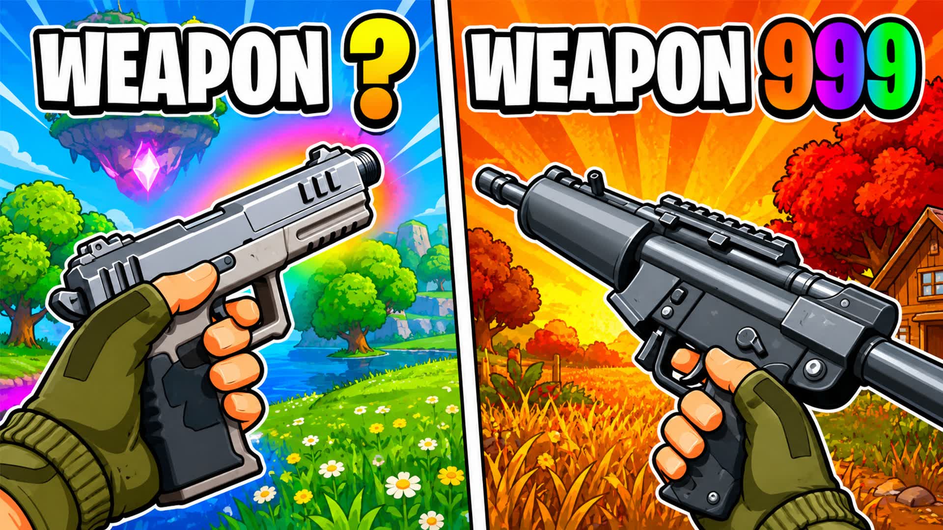 INFINITE GUN GAME 🎯 ONE SHOT — Fortnite Creative map
