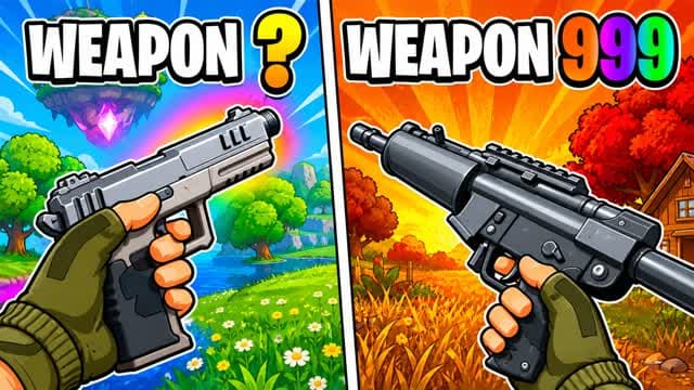 INFINITE GUN GAME 🎯 ONE SHOT — Fortnite Creative map cover art