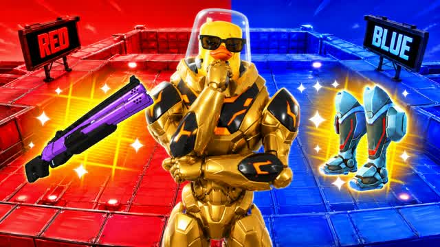RED VS BLUE🔴🔵|القوة 🔥ضد الصقور EID — Fortnite Creative map