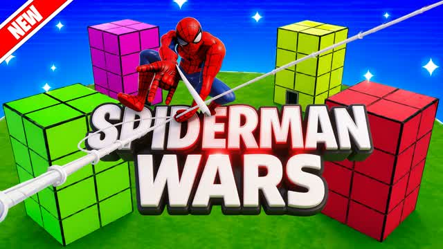 🧠SPIDER MAN: Web WARS (4v4v4v4) — Fortnite Creative map