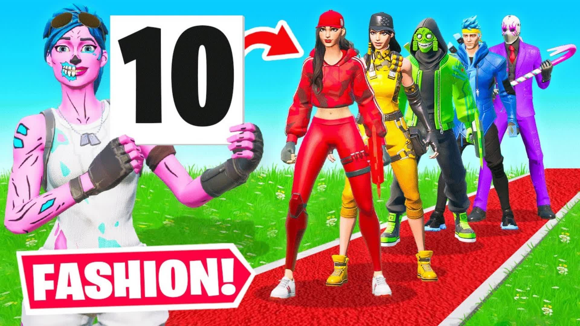 Temu Fashion Show — Fortnite Creative map
