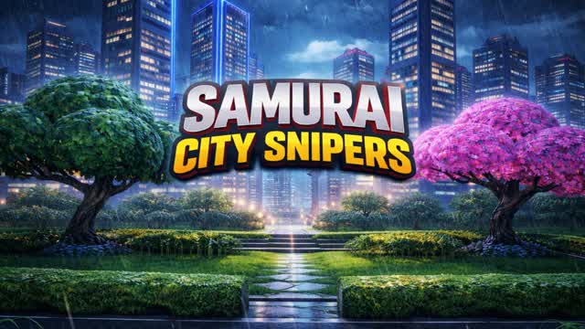 Samurai City Snipers — Fortnite Creative map cover art