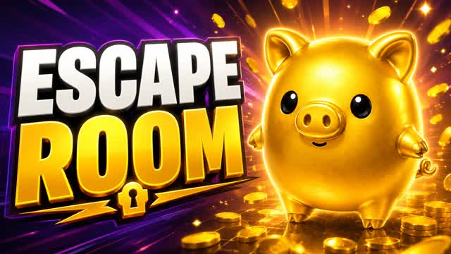 🚪 ESCAPE ROOM: GOLD PIG — Fortnite Creative map
