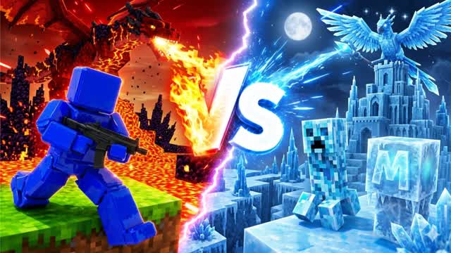 🔥FIRE VS ICE: RIVALS❄️ — Fortnite Creative map