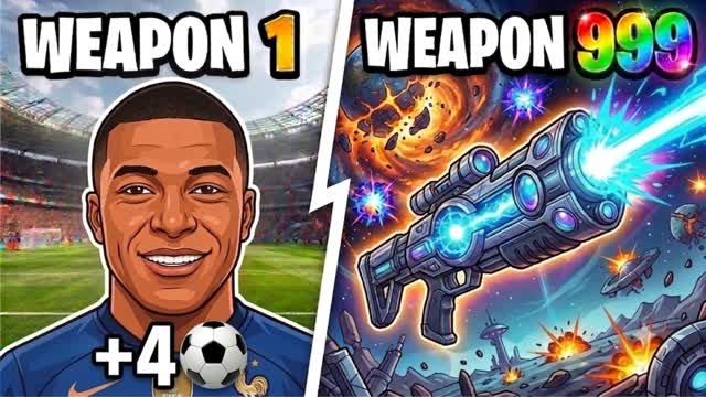 ⚽ WC GUN GAME 🔫 CHAOS FIGHT 💥 — Fortnite Creative map cover art