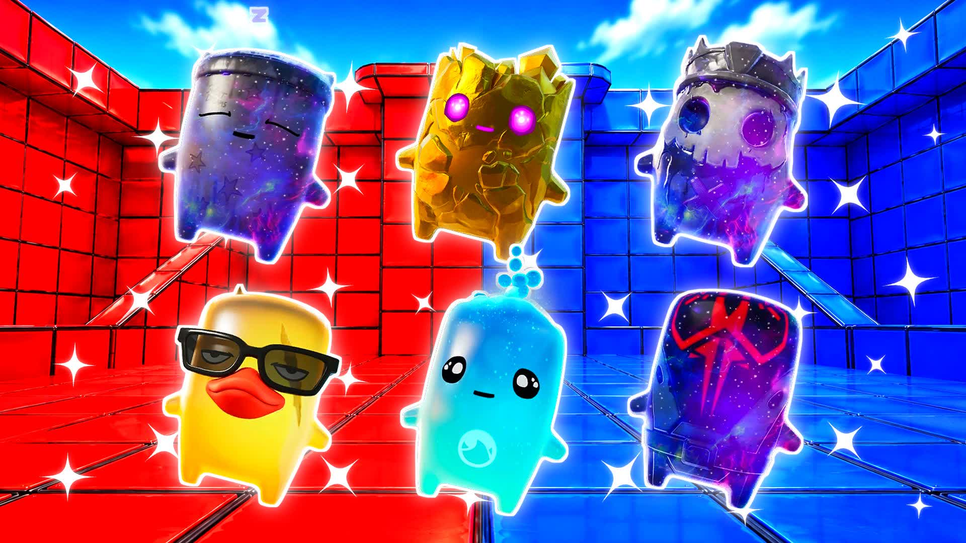 RED VS BLUE FORGED AIM 🔴🔵 — Fortnite Creative map