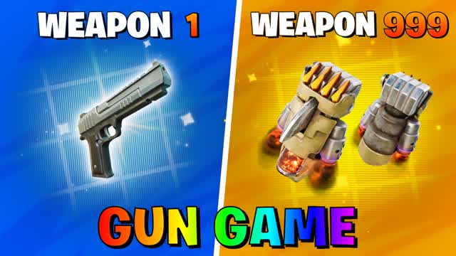 RANKED GUN GAME ONESHOT — Fortnite Creative map