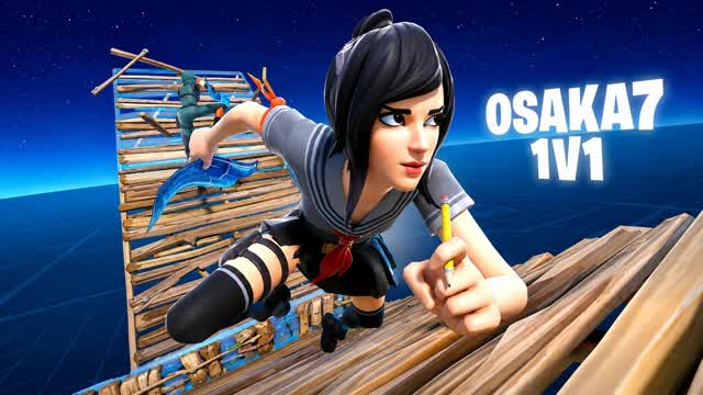 Osaka7 1v1 Map (200 Pumps) — Fortnite Creative map cover art