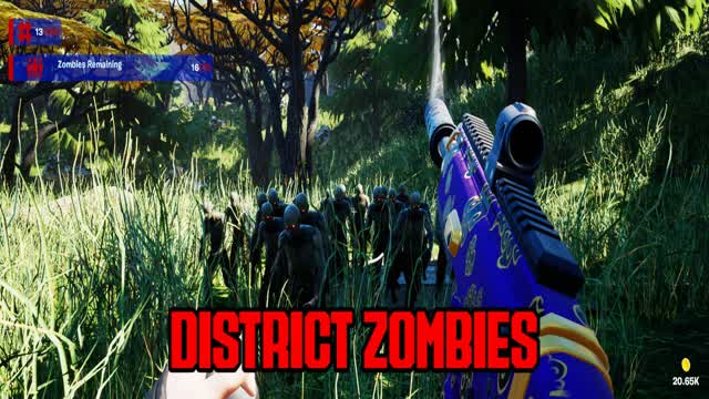 District Zombies — Fortnite Creative map cover art