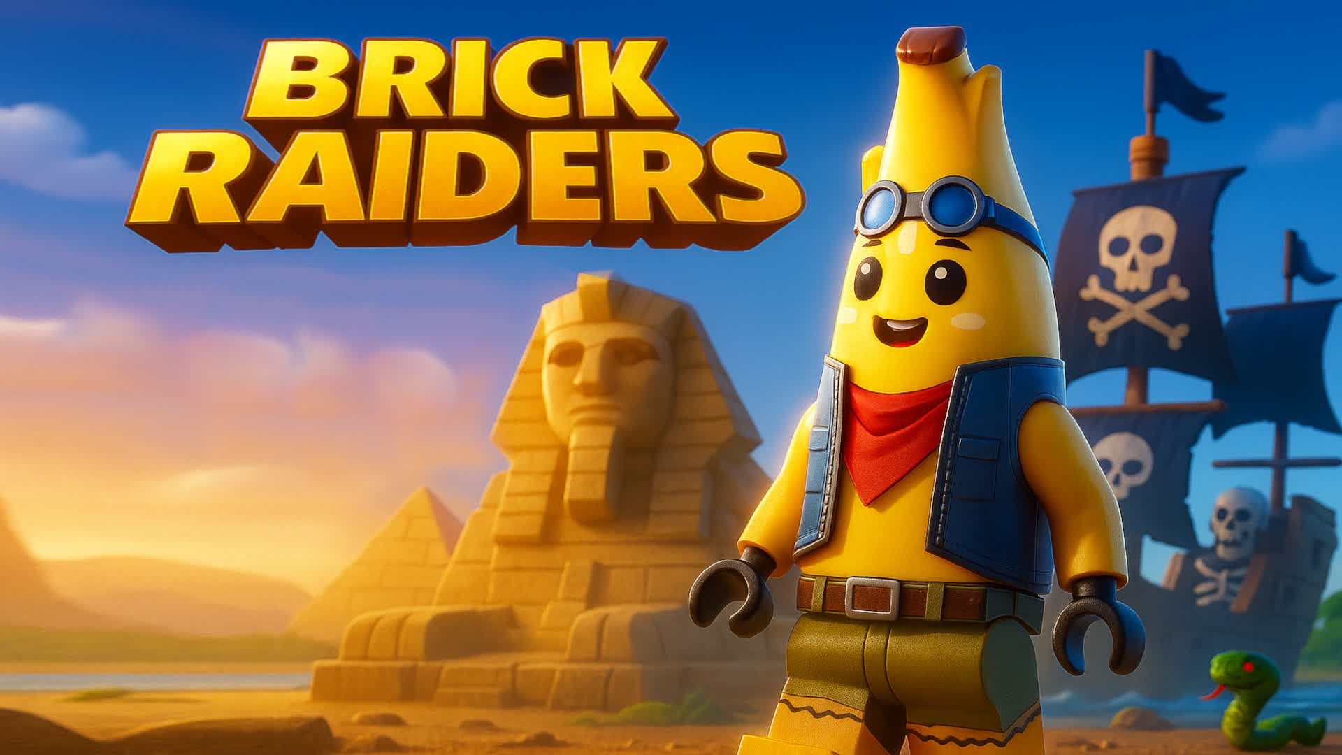 Brick Raiders: Arcade Survival Roguelike — Fortnite Creative map