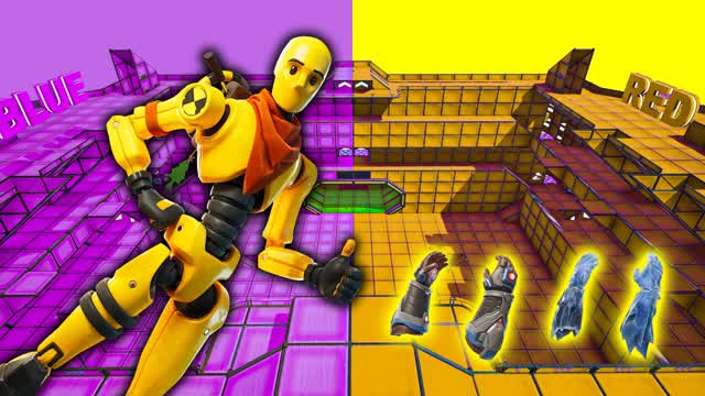 👑 BEST RED VS BLUE 🔴🔵 by DUMMY MAPS — Fortnite Creative map