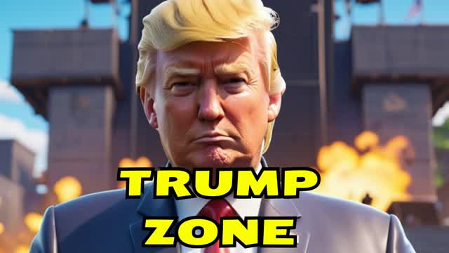 TRUMP ZONE FFA — Fortnite Creative map cover art
