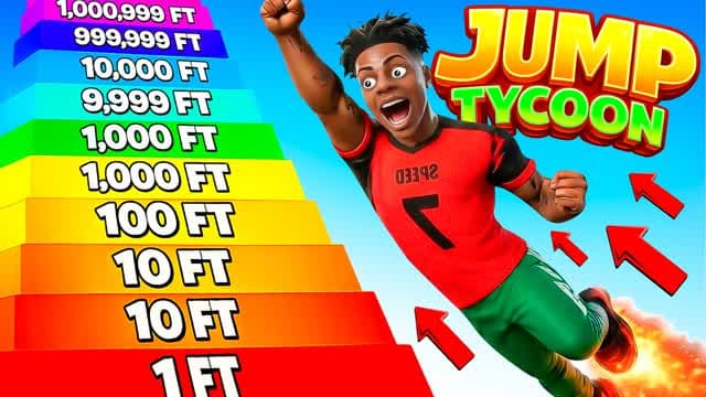 Jump Tycoon — Fortnite Creative map cover art