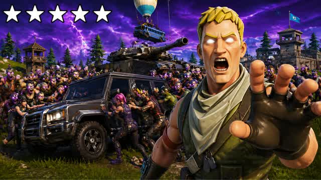 DRIVE IN ZOMBIE CITY — Fortnite Creative map