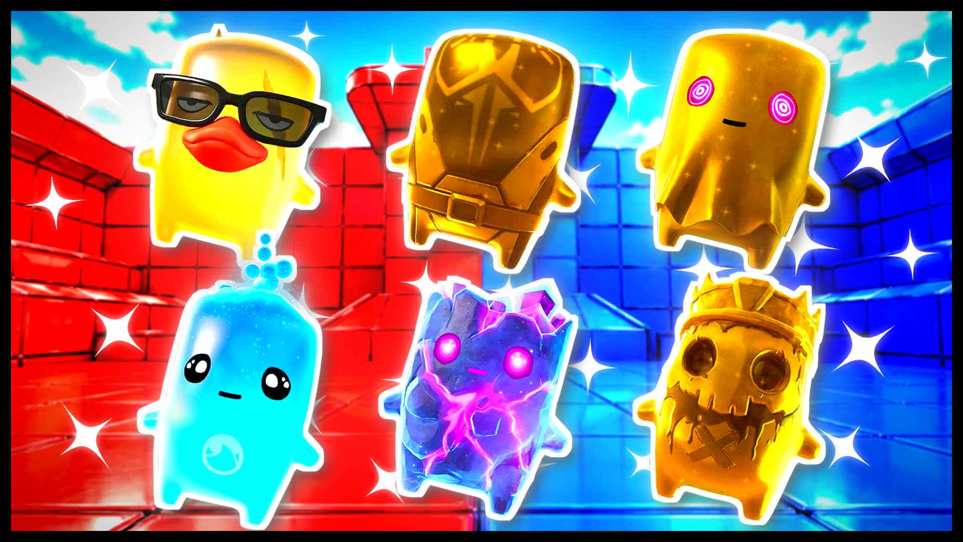 BLUE VS RED READY TO PUSH 🔵🔴 — Fortnite Creative map