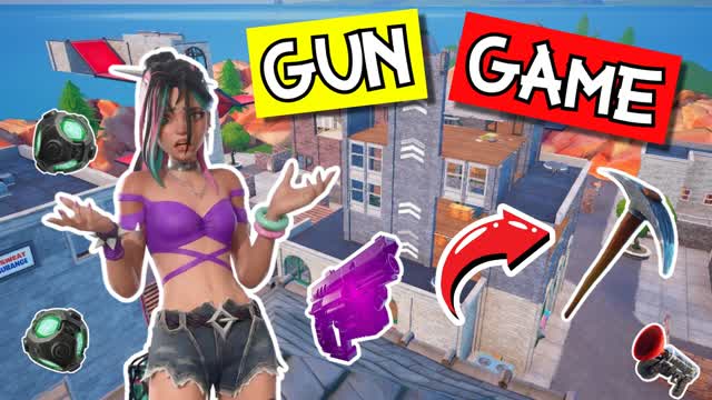 🔫GUN GAME SIN CONSTRUCCION❌ — Fortnite Creative map