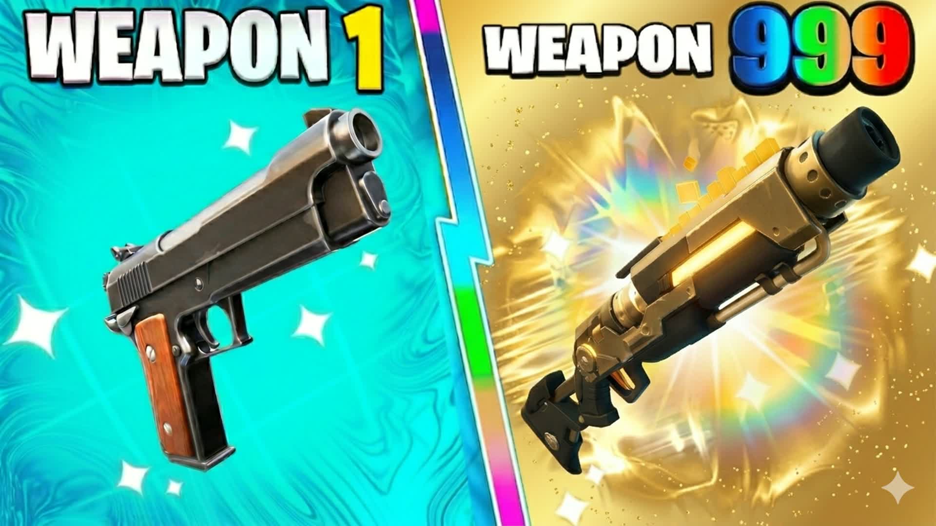 😎MEGA SUMMER🔫 GUN GAME — Fortnite Creative map
