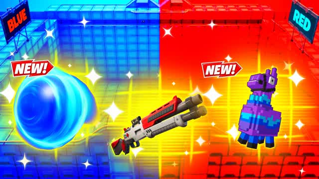 RED VS BLUE ROAMPOINT 🔴🔵 — Fortnite Creative map cover art