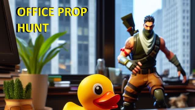 Office Prop Hunt — Fortnite Creative map cover art