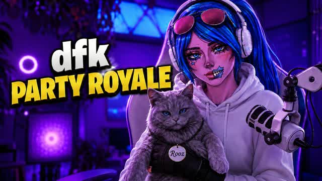 dfk Party Royale 2.0 — Fortnite Creative map cover art