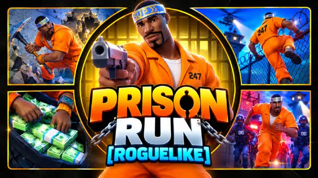 PRISON RUN [ROGUELIKE] — Fortnite Creative map