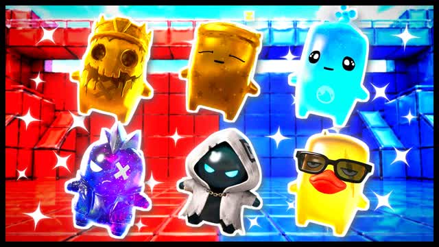 BLUE VS RED QUARTZ BURN 🔵🔴 — Fortnite Creative map cover art